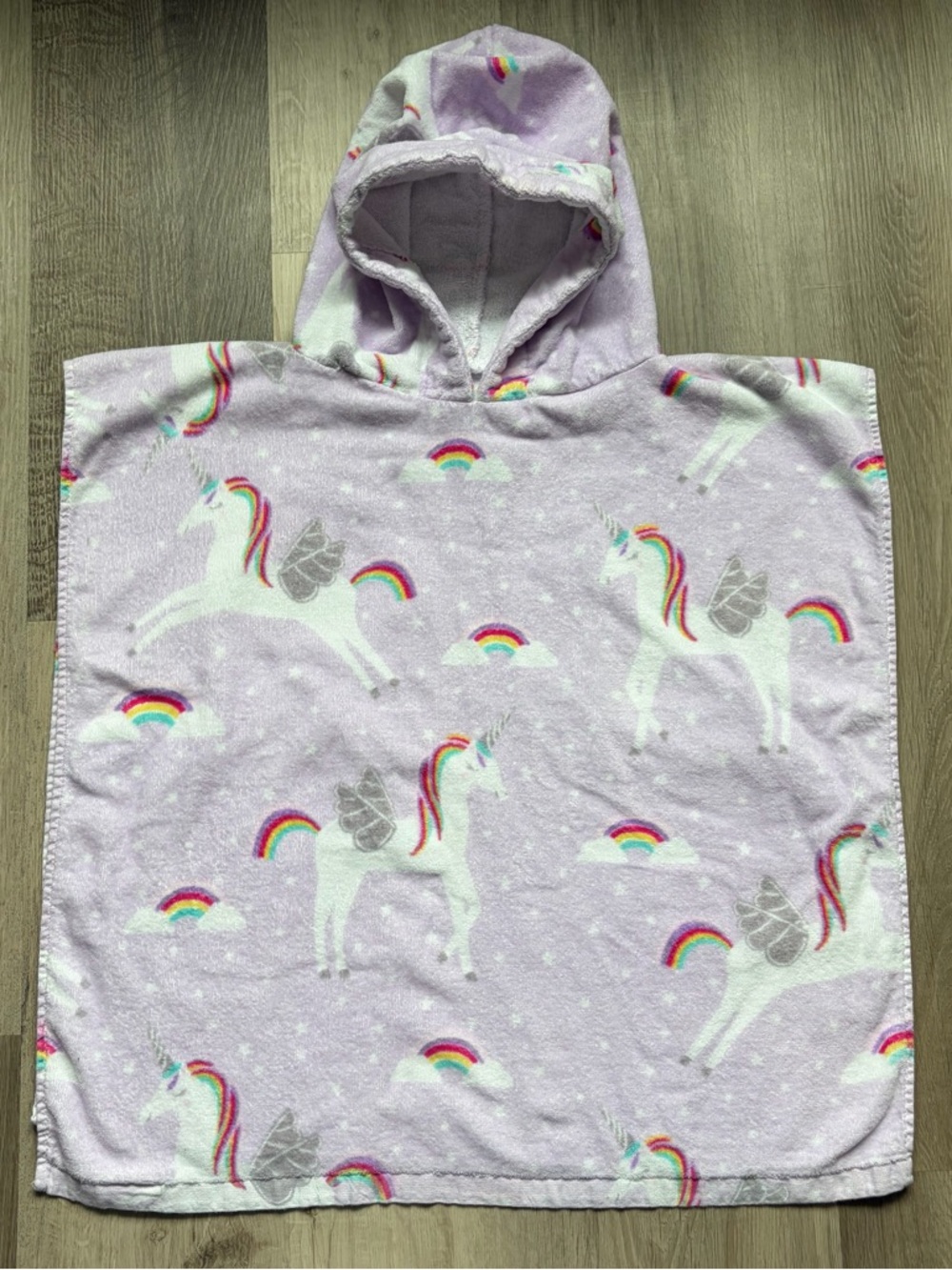 Unicorn Hooded Beach Towel